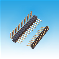 PH 1.27mm Single Row R/A Single Base Pin Header