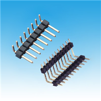 PH 2.54mm Single Row R/A Single/Dual Pin Header