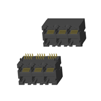 RJ45 5921 ; 2X3 ports ; Without LED ; Without metal shield . PCB Retaining Post: hollow(Type B)