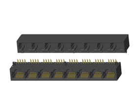 RJ45 5921 ; 1x8 ports ; Without LED ; Without metal shield . PCB Retaining Post: hollow(Type B）