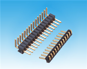 PH 1.27mm Single Row R/A Single Base Pin Header